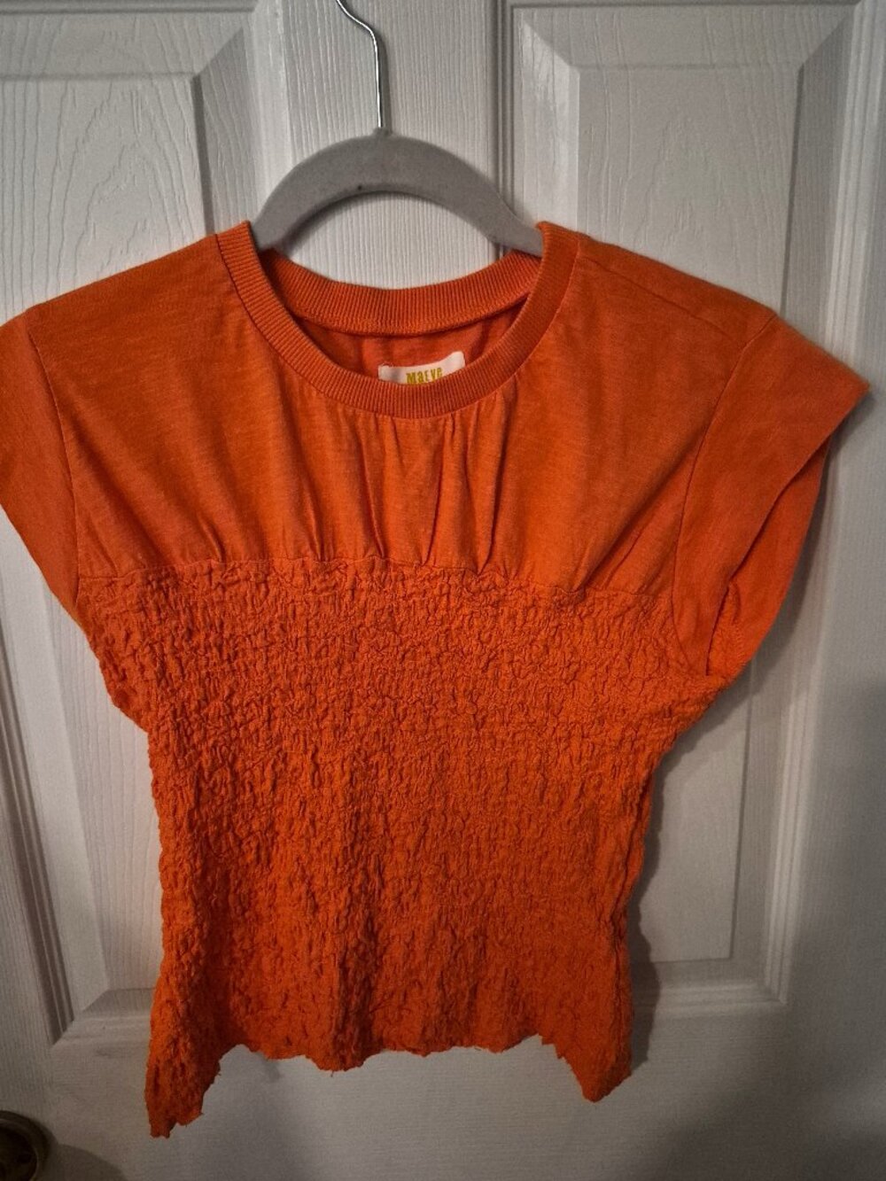 Maeve by Anthropologie Tomato Color Top Size Small  NWT